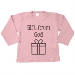 lang shirt roze giftfromGod